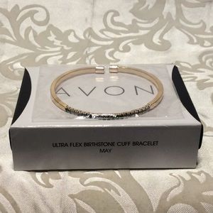 Avon Ultra Flex Birthstone Cuff Bracelet May.